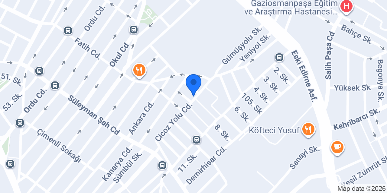 Poyraz Elektrik konumu