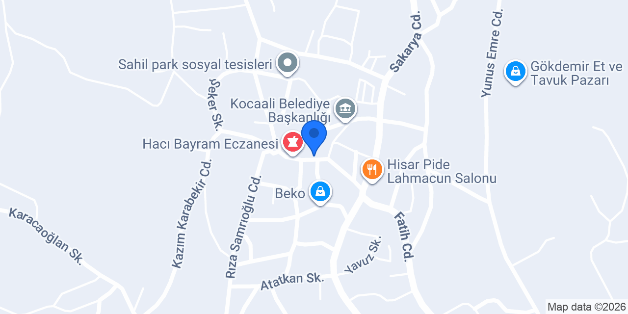 Candaş Emlak İnşaat konumu