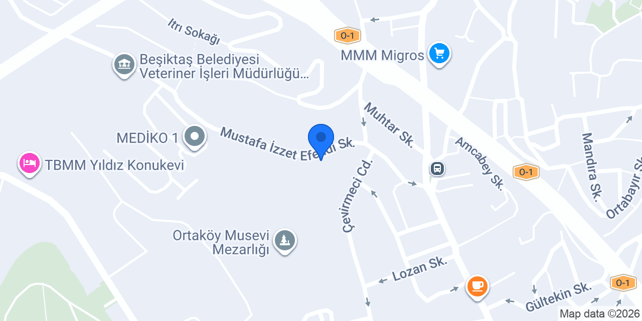 Ortaköy Aparts konumu