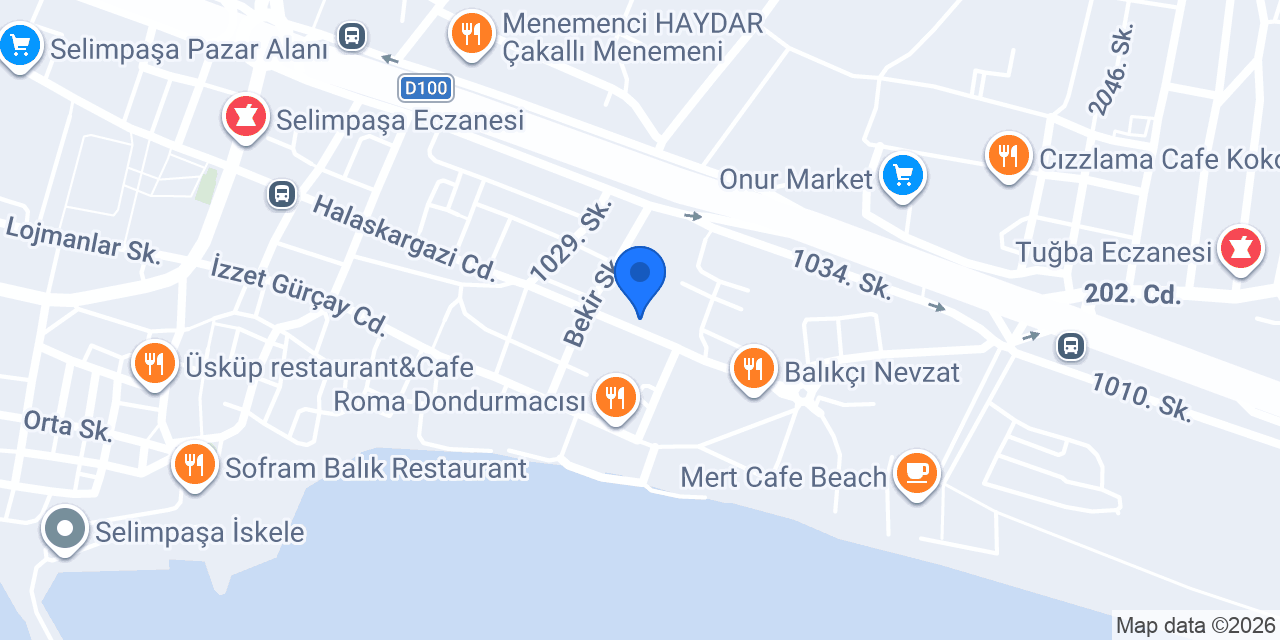 Silivri Pansiyon konumu