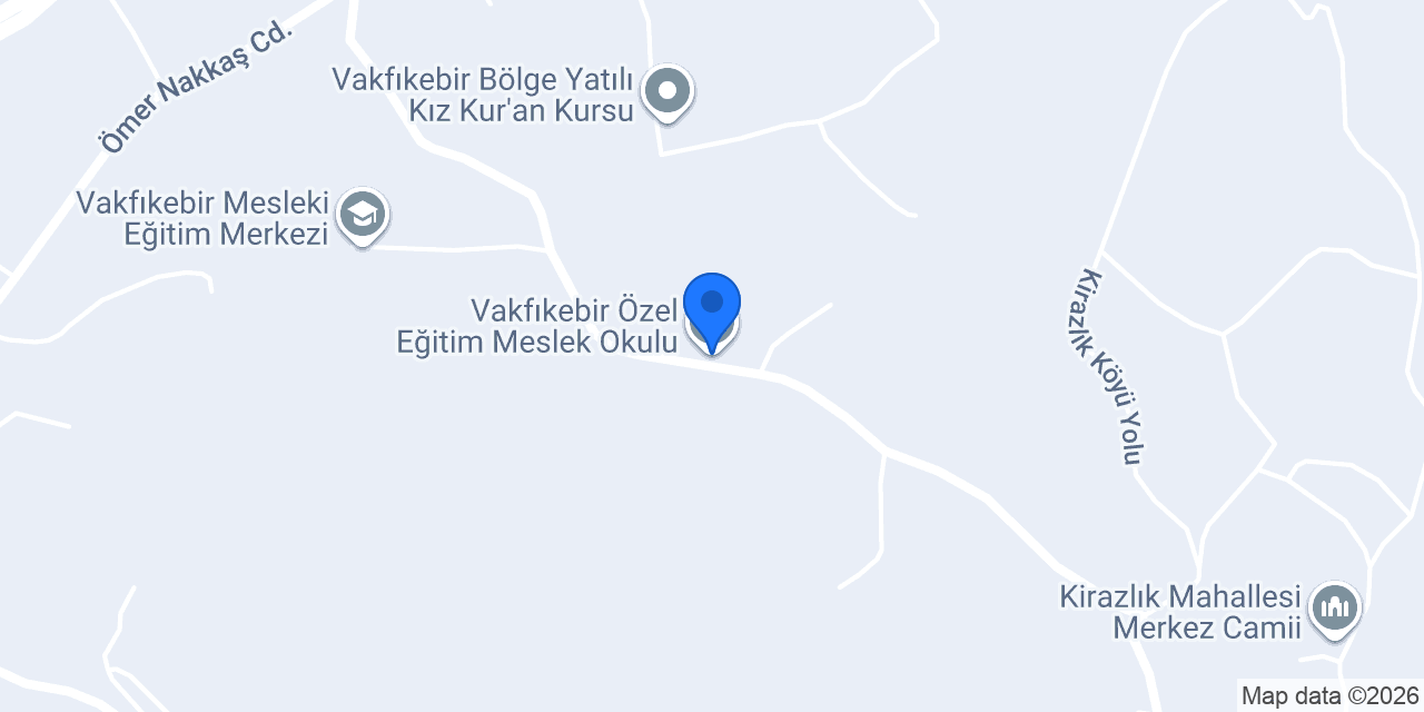 Vakfıkebir Özel Eğitim Meslek Okulu konumu