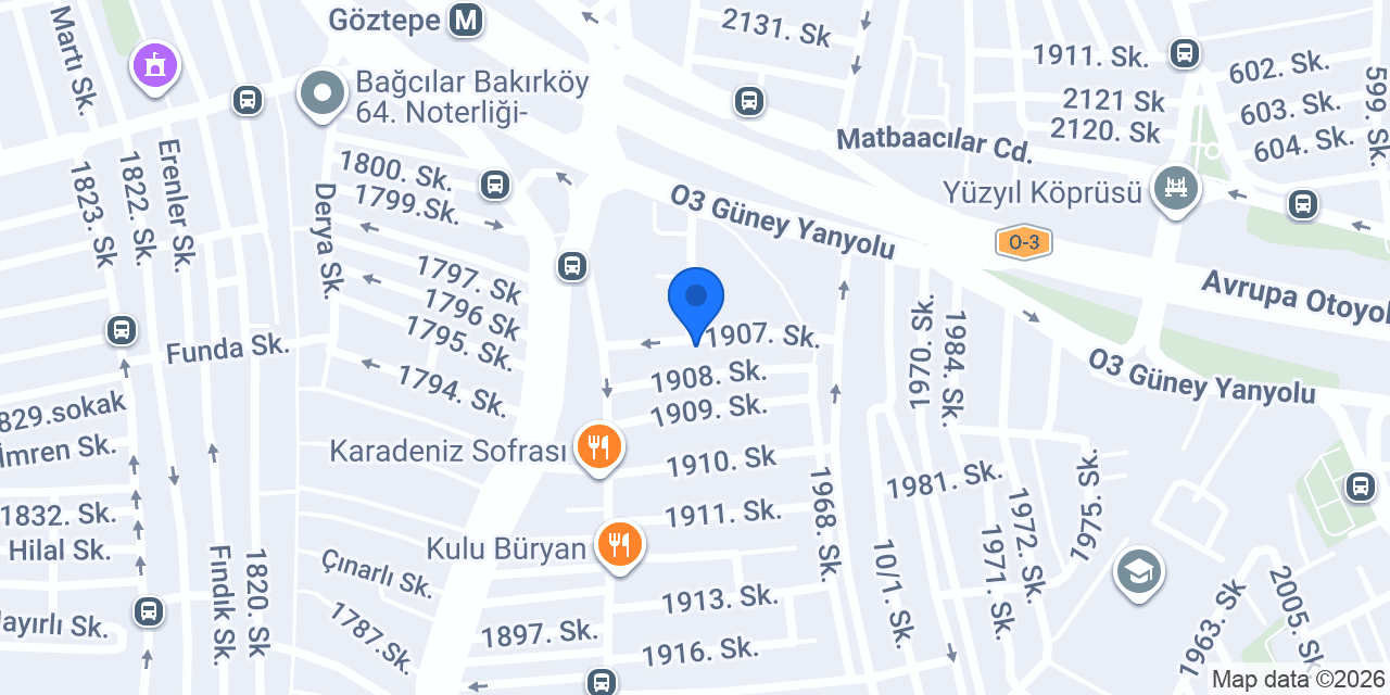 İç Mimarlık Kursu konumu