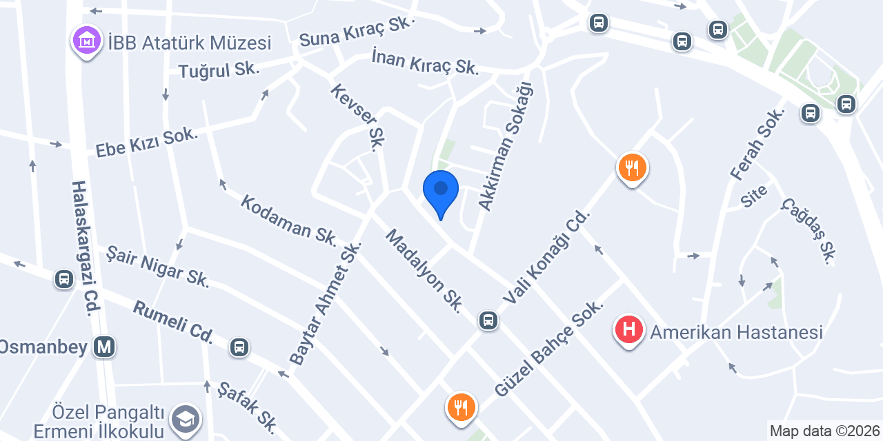 Ju Pilates Studio konumu