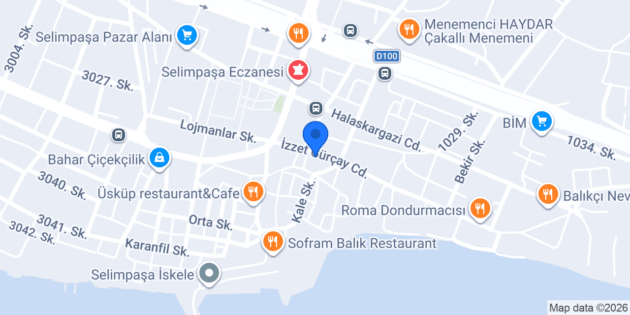 Türkel Aile Kasabı konumu