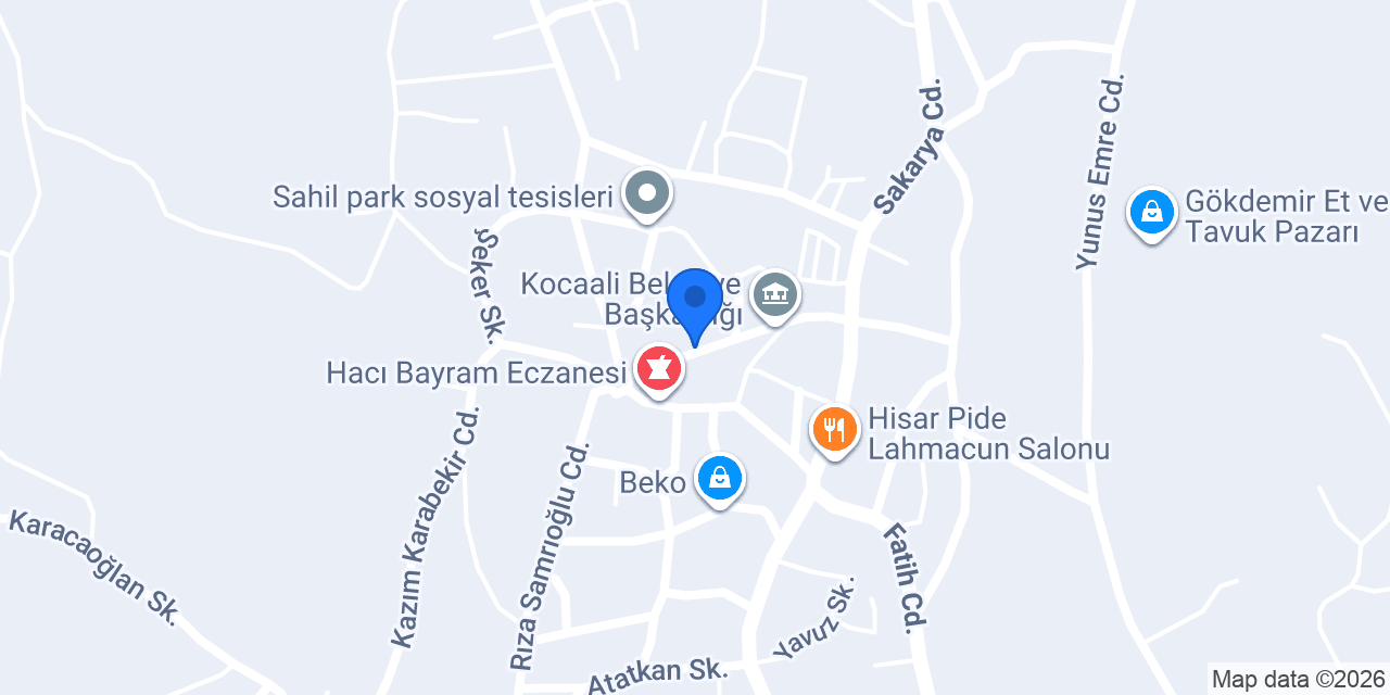 ARÇELİK OKAN TİCARET KOCAALİ konumu