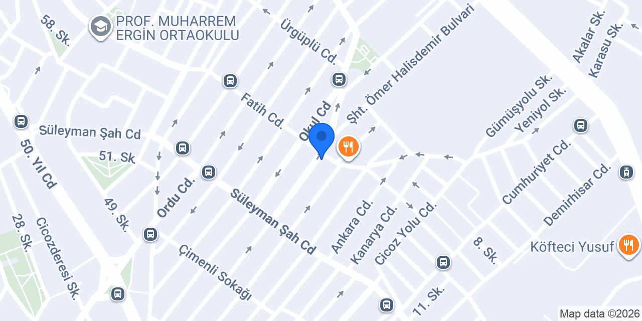 Diş Hekimi Mustafa Ebil konumu