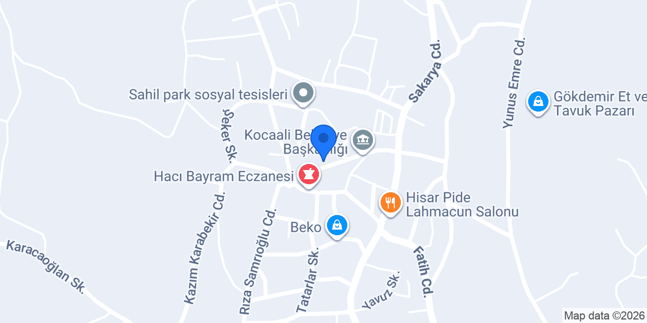Kocaali Müftülüğü konumu