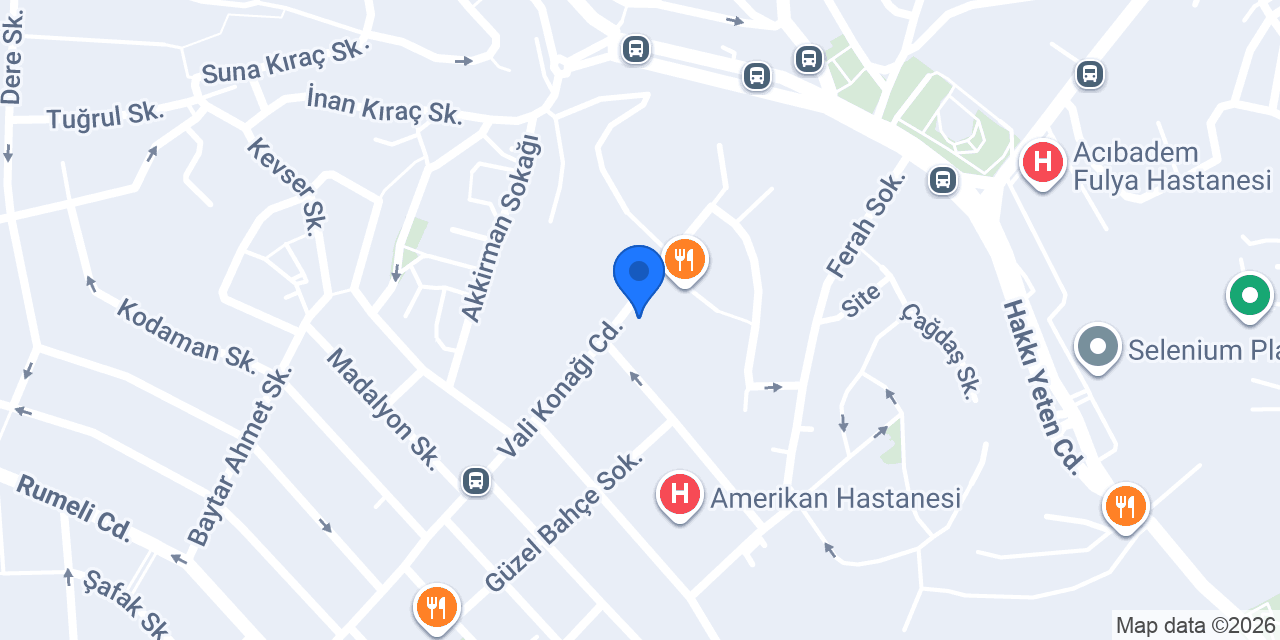 Klinik Nişantaşı konumu