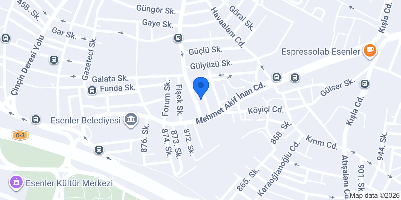 Çınar Mobilya konumu