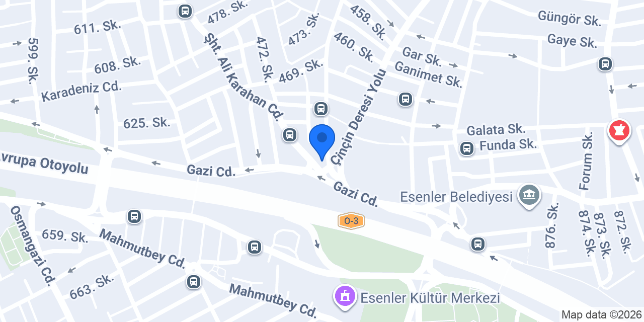 VEFA MATBAA konumu