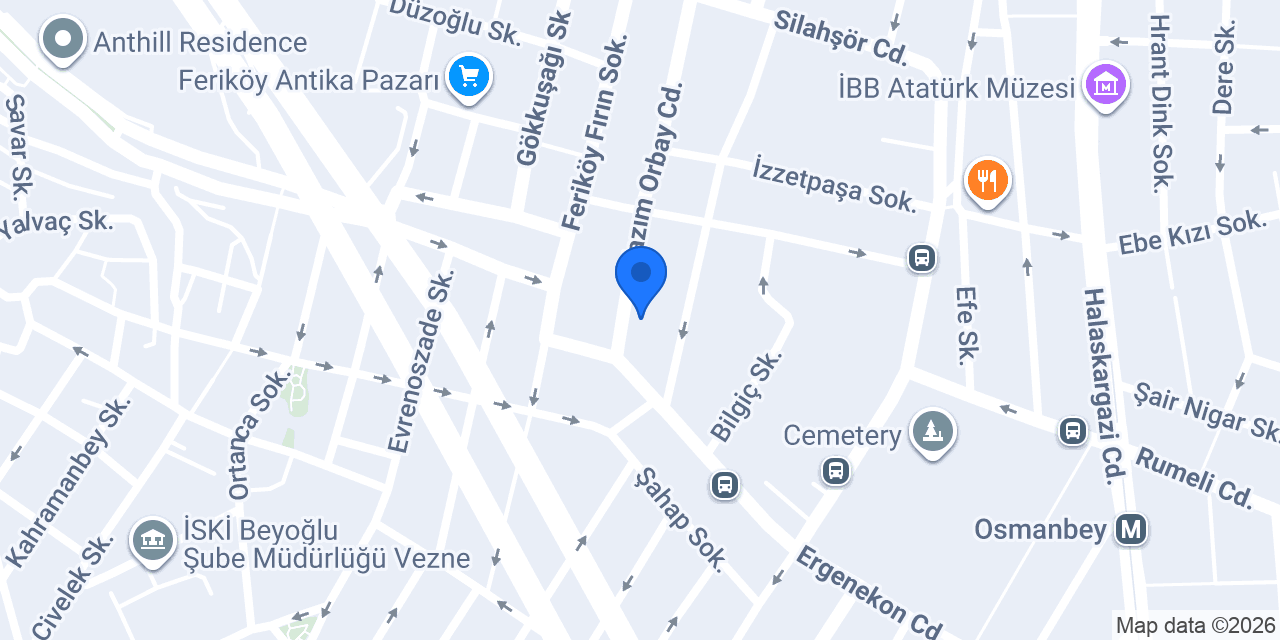 Buketim Çiçekcilik konumu