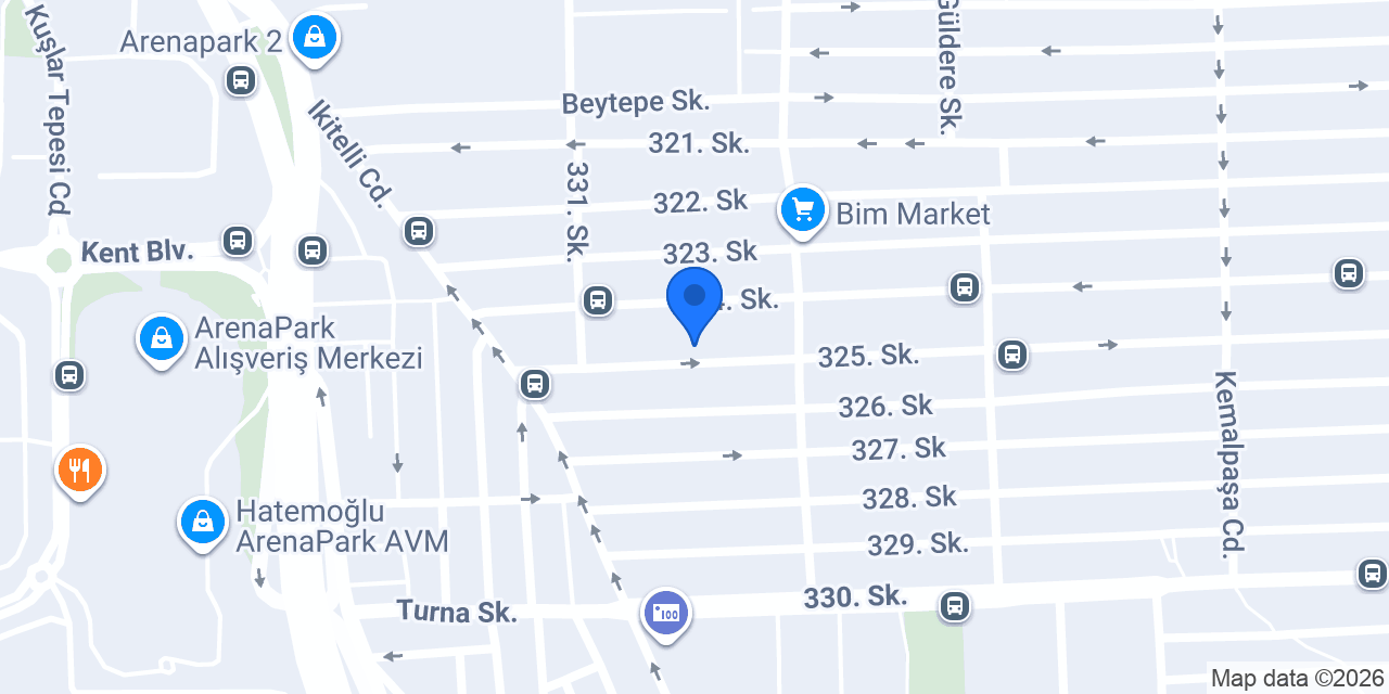 Bin Yapı Cam Balkon konumu