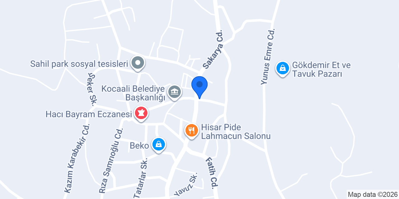 MAKRO YAPI MARKET konumu