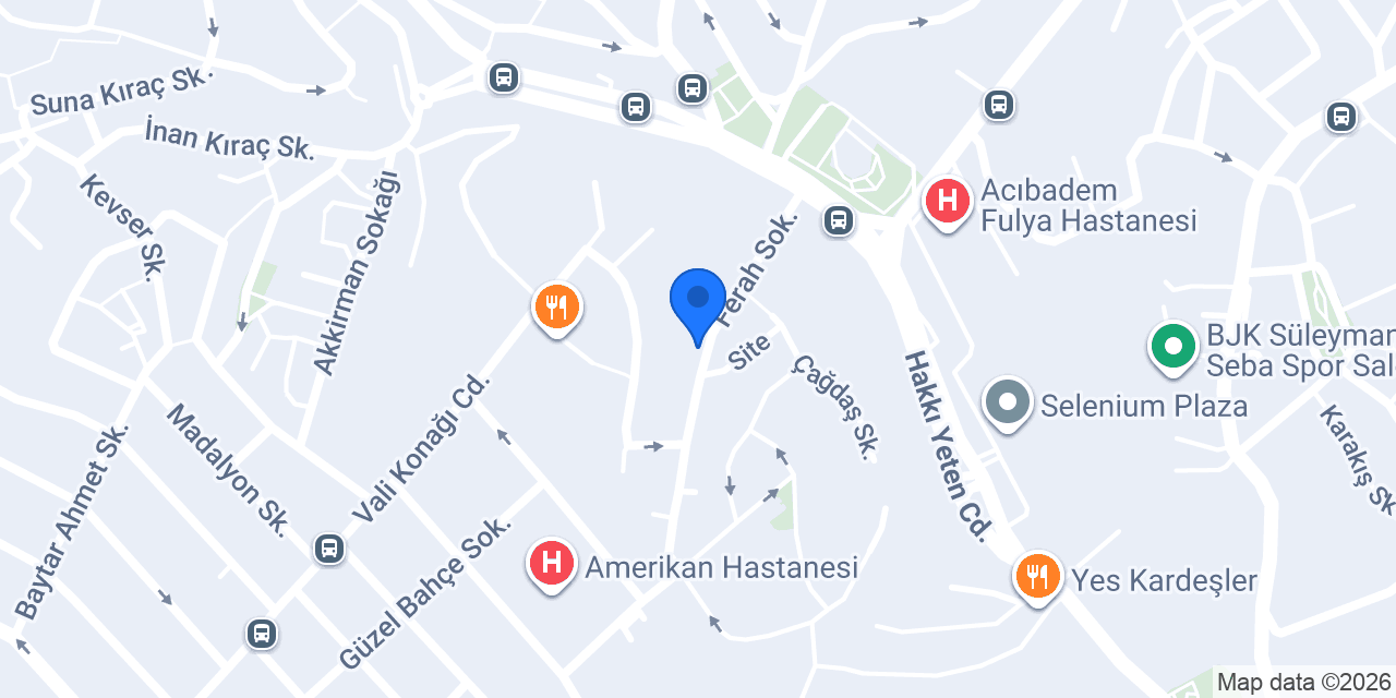 Cheya Tesvikiye Nisantasi konumu