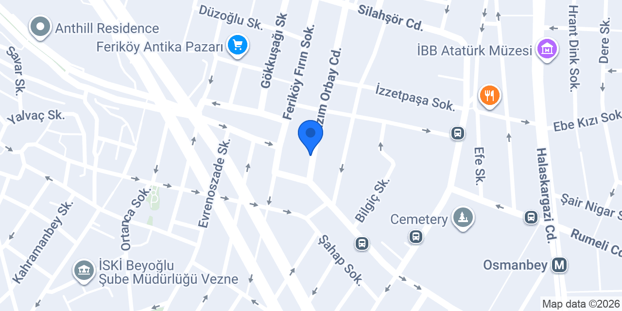 PTT Feriköy konumu