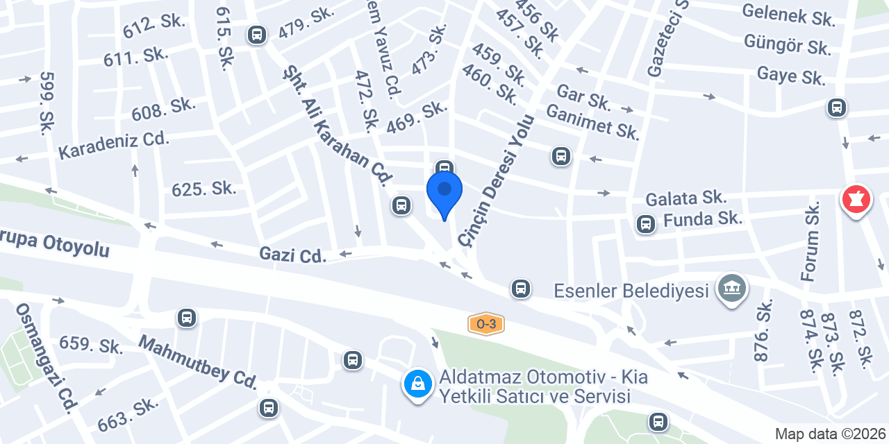 GNA Çelik Yapı Mimarlık konumu