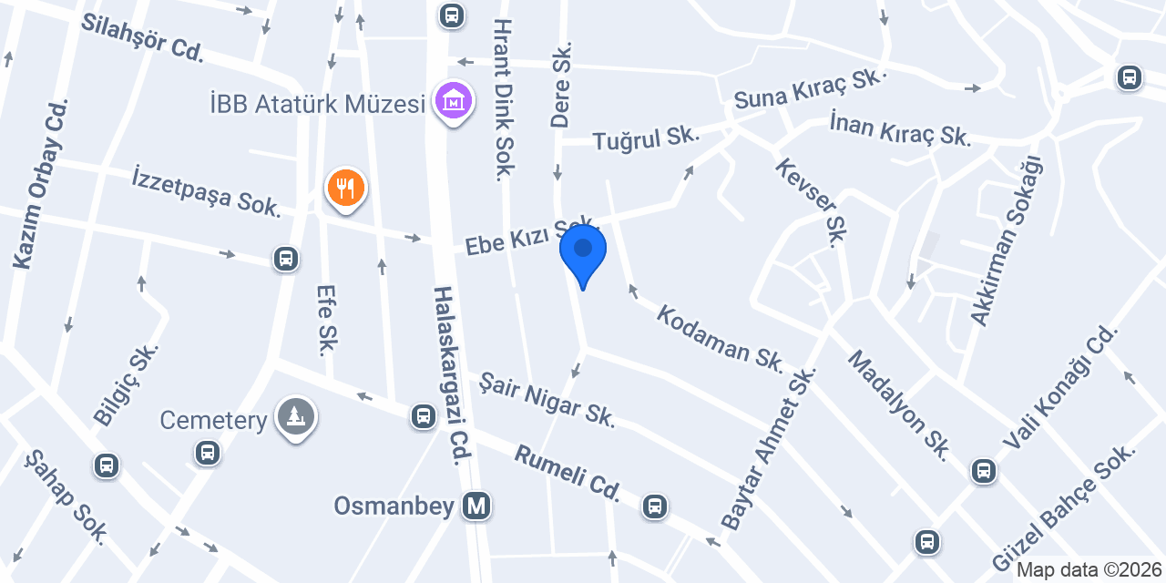 OSMANBEY FATIH HOTEL konumu