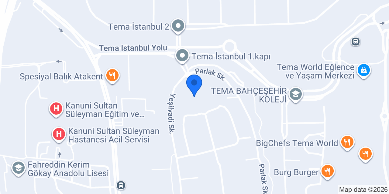 Domino's Pizza Tema Park konumu