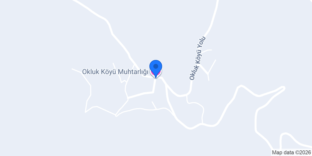 Okluk Köyü Muhtarlığı konumu