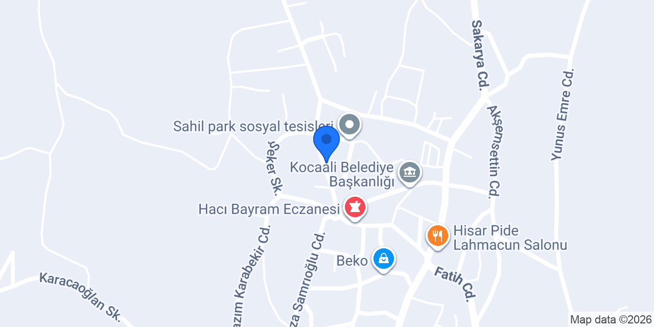 Kocaali Şehir Rehberi konumu
