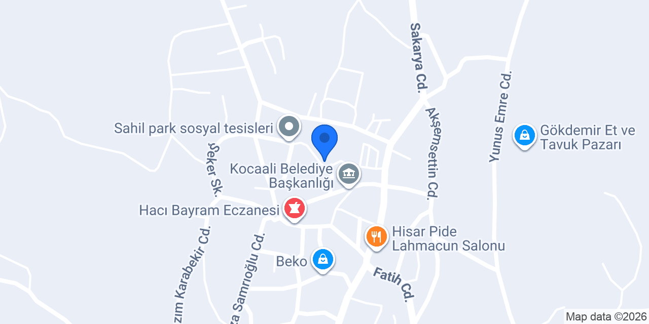 Kocaali Sürücü Kursu konumu