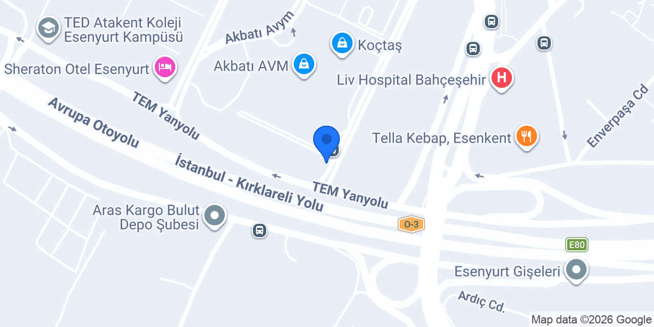 Şenoglu çilingir konumu