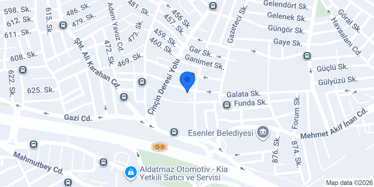 SMS GARAGE konumu