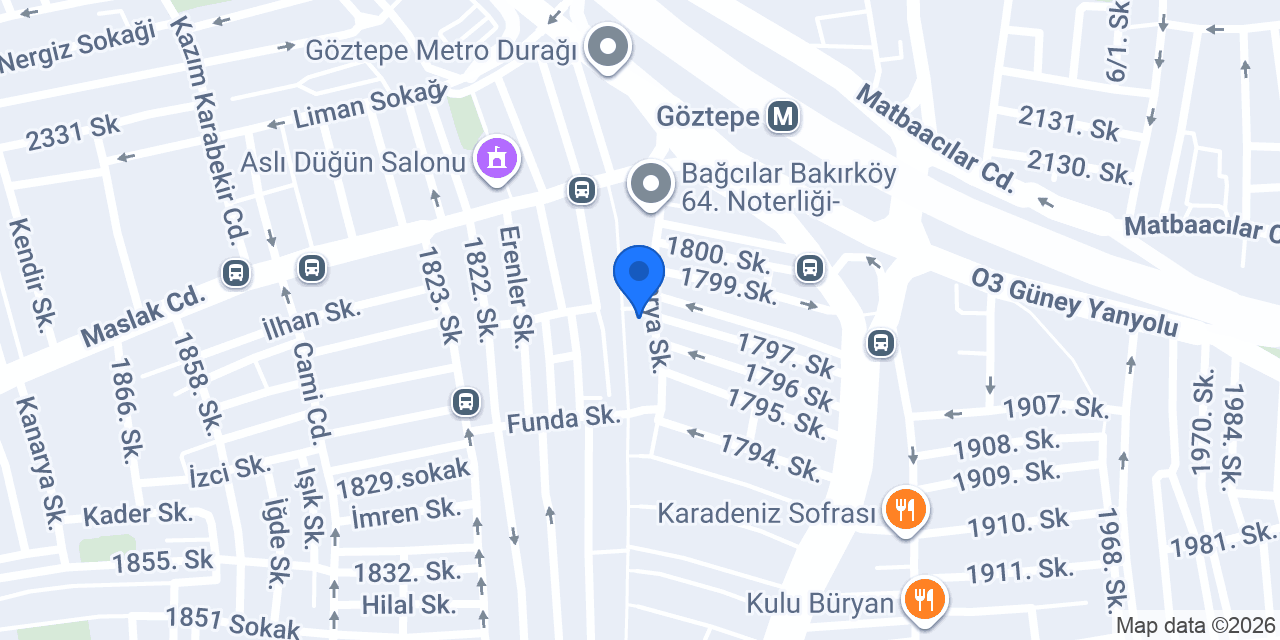 Kral Erkek Kuaförü konumu