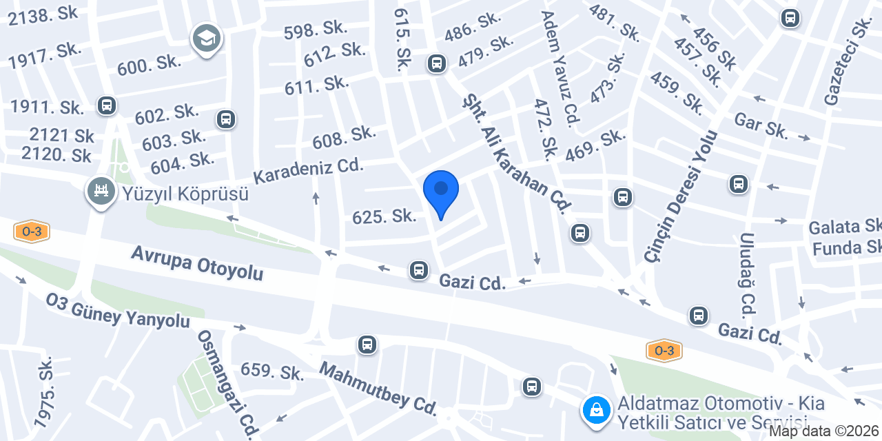 Albayrak Börek Salonu konumu