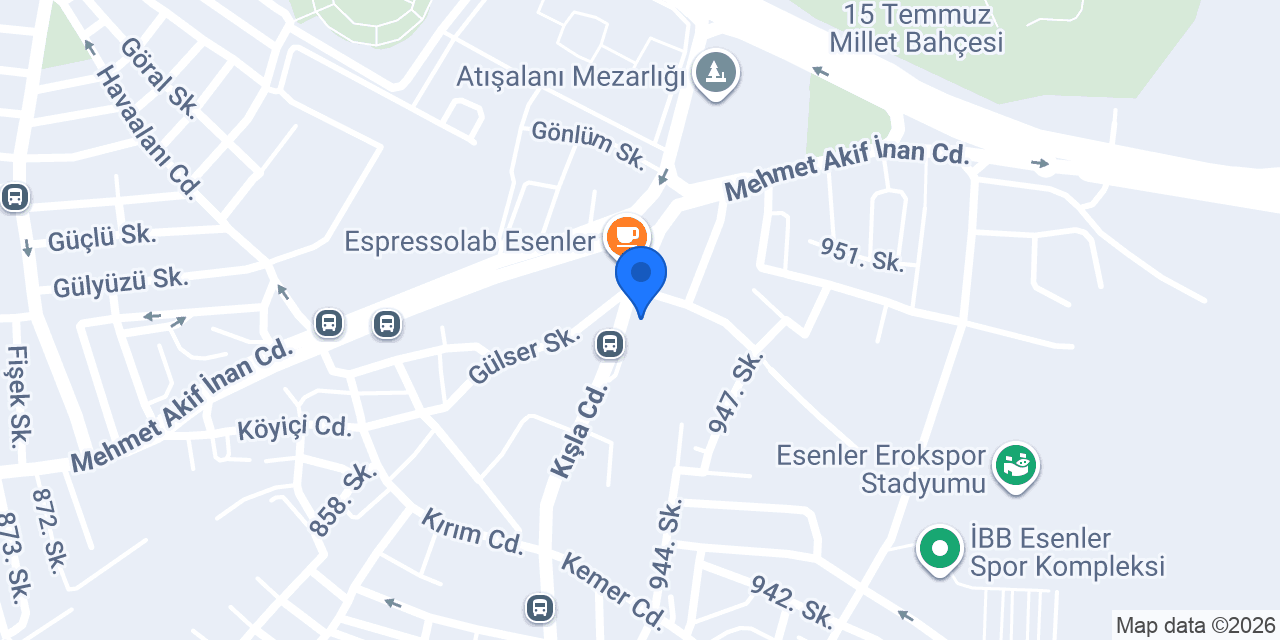 Enül Börek konumu
