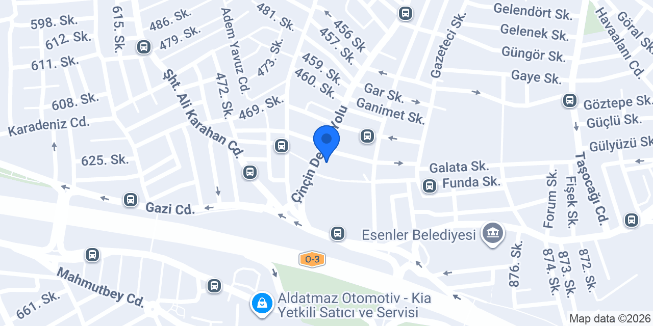 Kervansaraylı konumu