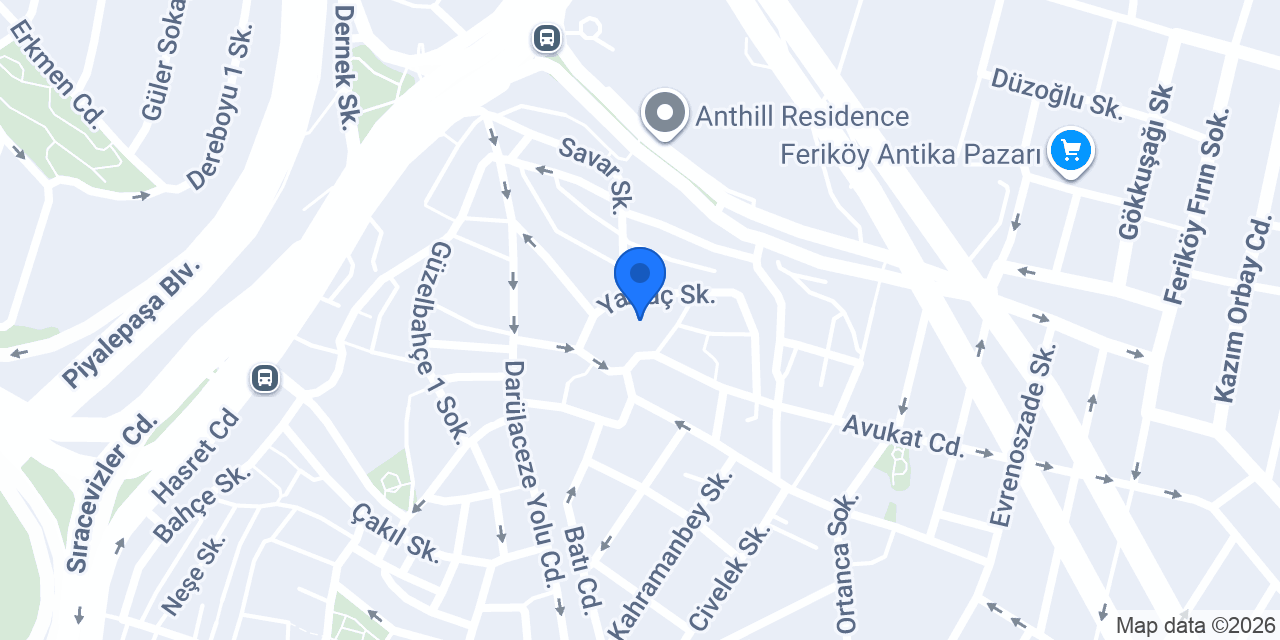 Şişli Anadolu Lisesi konumu