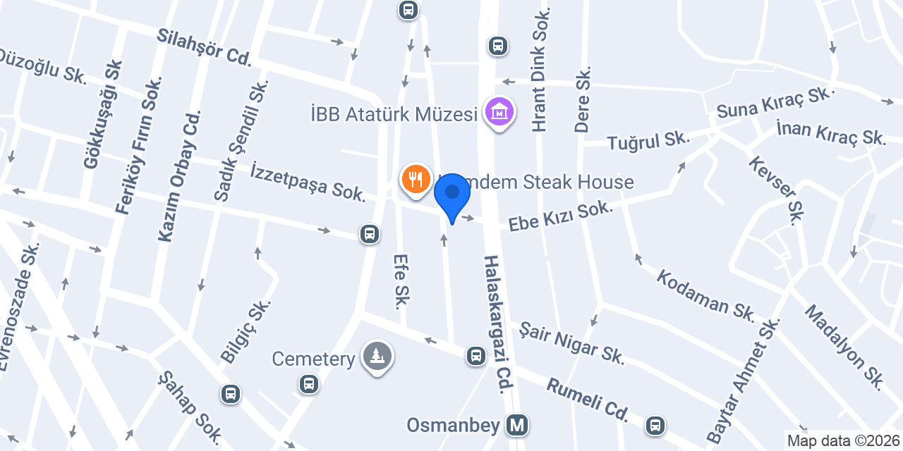 Şişli Express Shop Tekel konumu