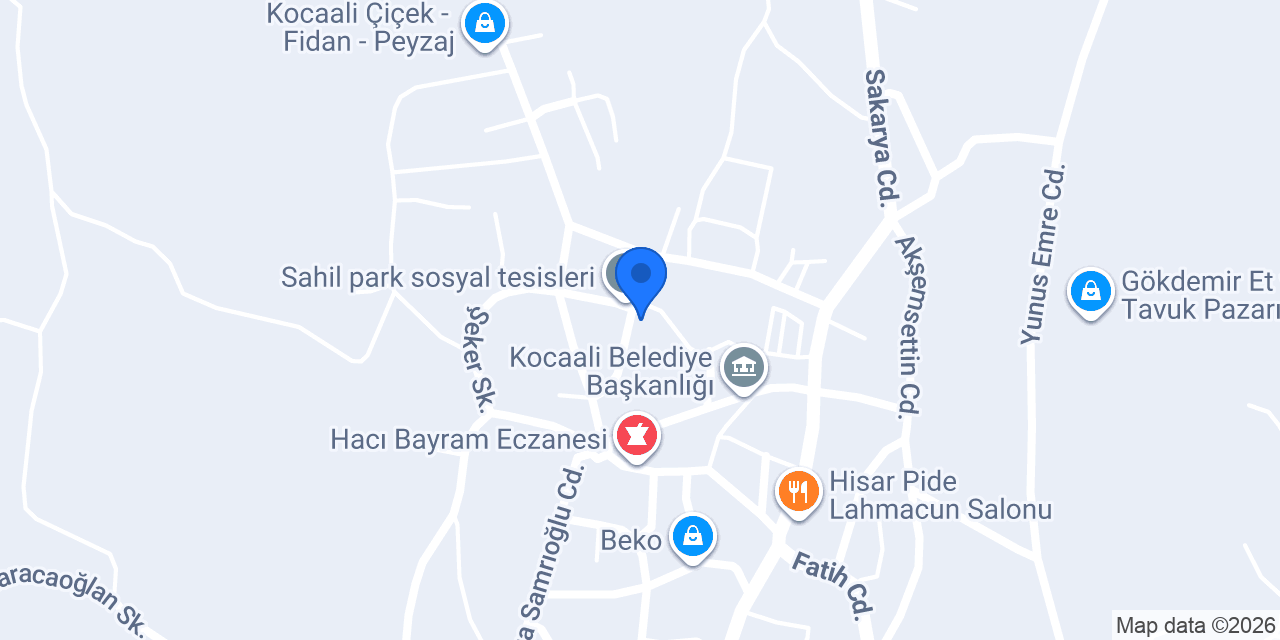 KOCAALİ HEDEF HARİTA DANIŞMANLIK konumu