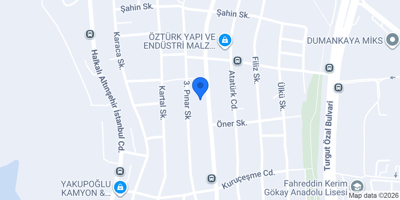 ÖZNUR YAPI MALZEMELERİ konumu