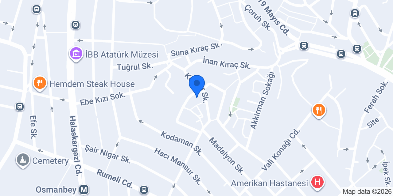 Şişli Çilingir Anahtarcı Murat Usta konumu