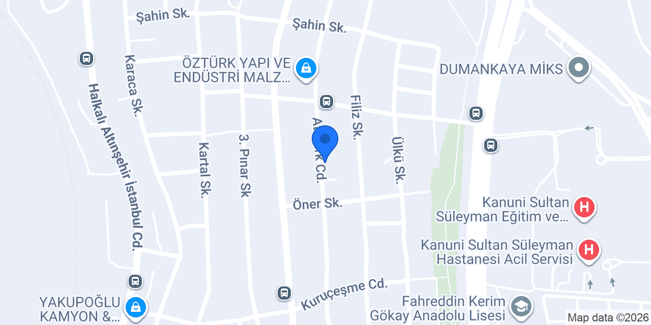 Başakşehir Berrak Halı Yıkama konumu