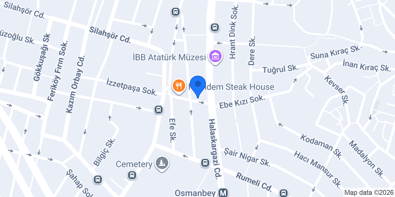 Orhan Erkek Kuaförü konumu