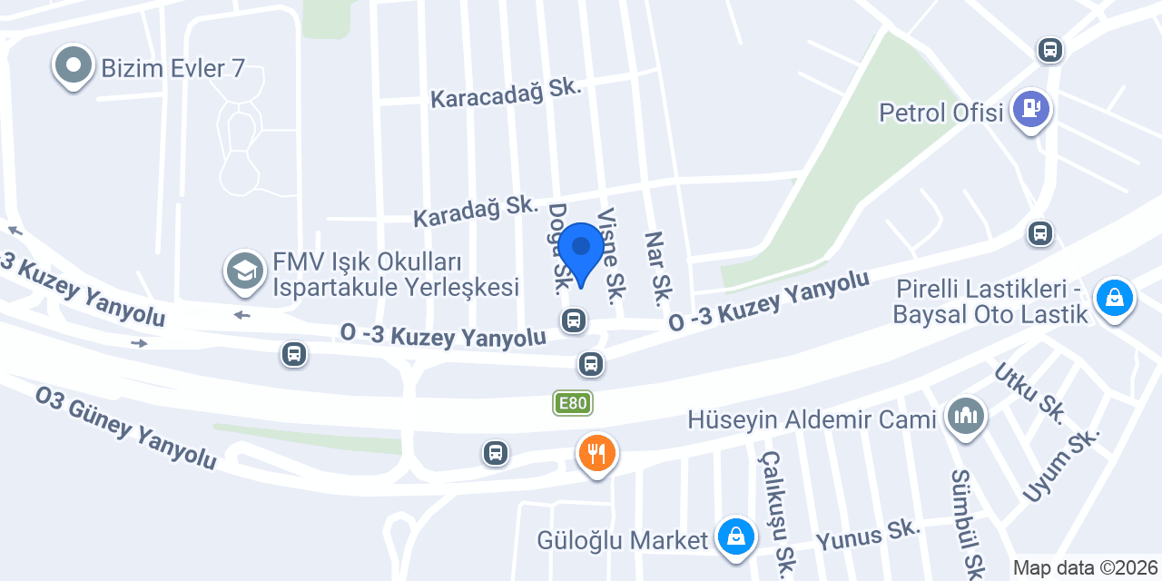 Gece Dönercisi İdris Usta konumu