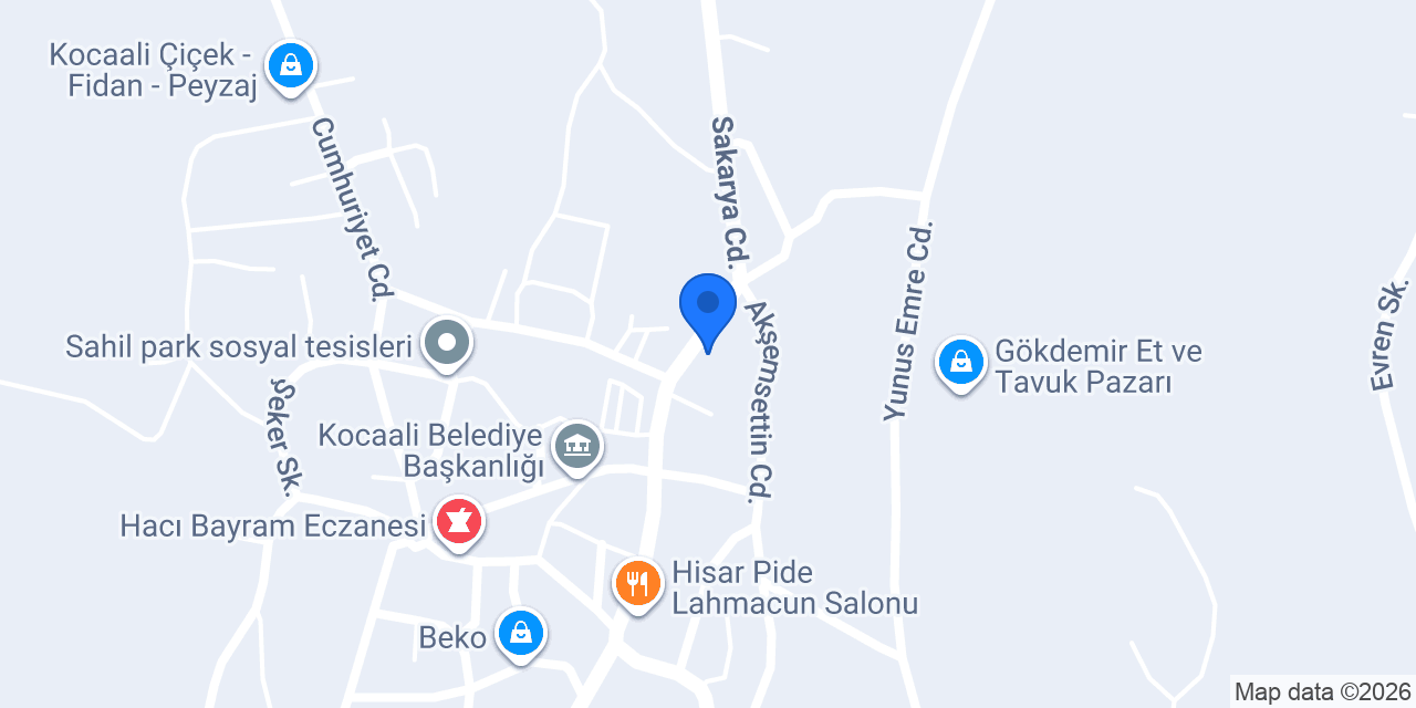 Kocaali Bosch Bayii konumu