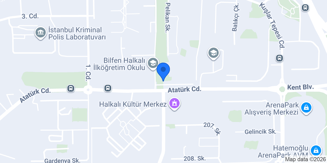 Atakent Metro Residences konumu