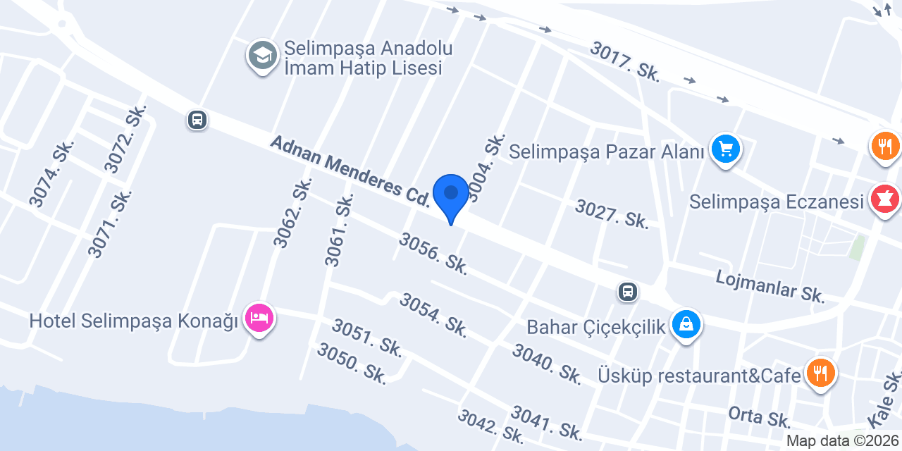 Ercan oto lastik konumu