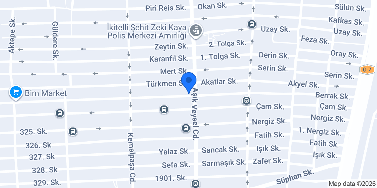 Atakent marangoz konumu