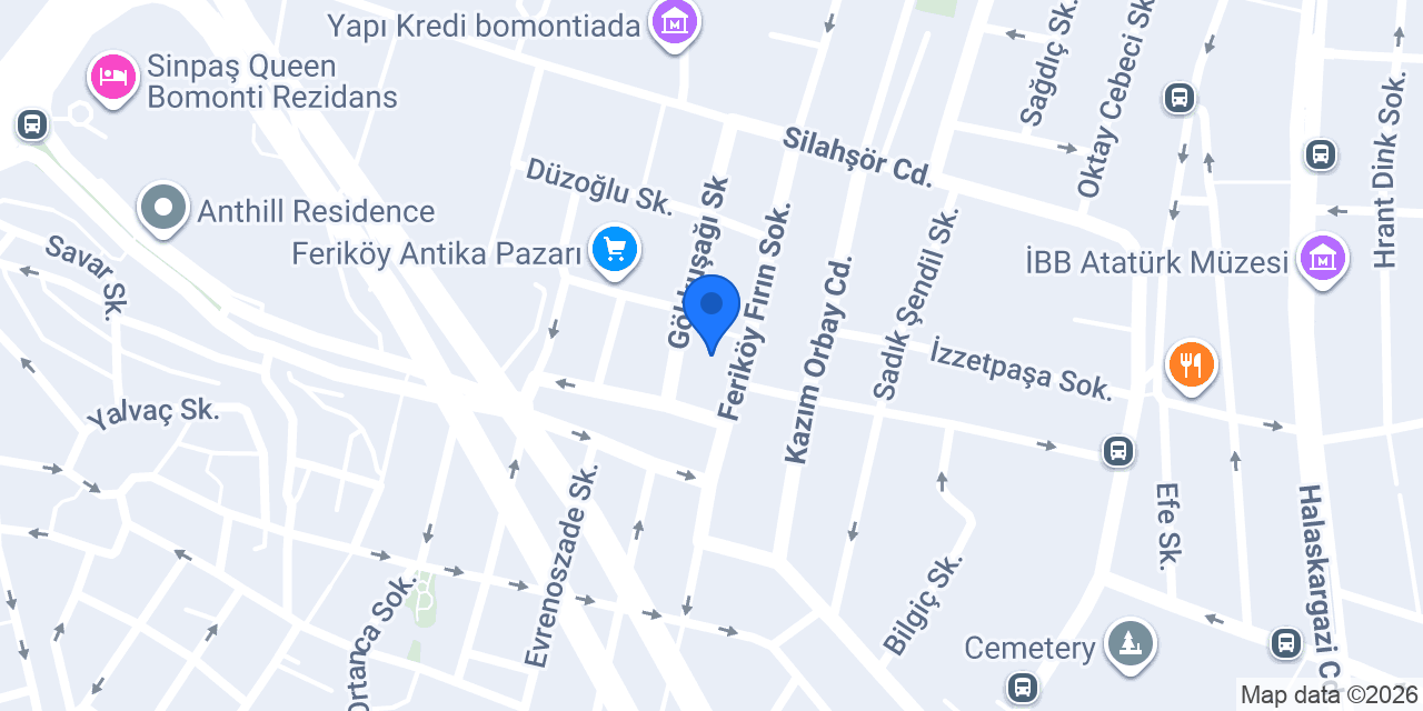 Özel Şişli Anaokulu konumu