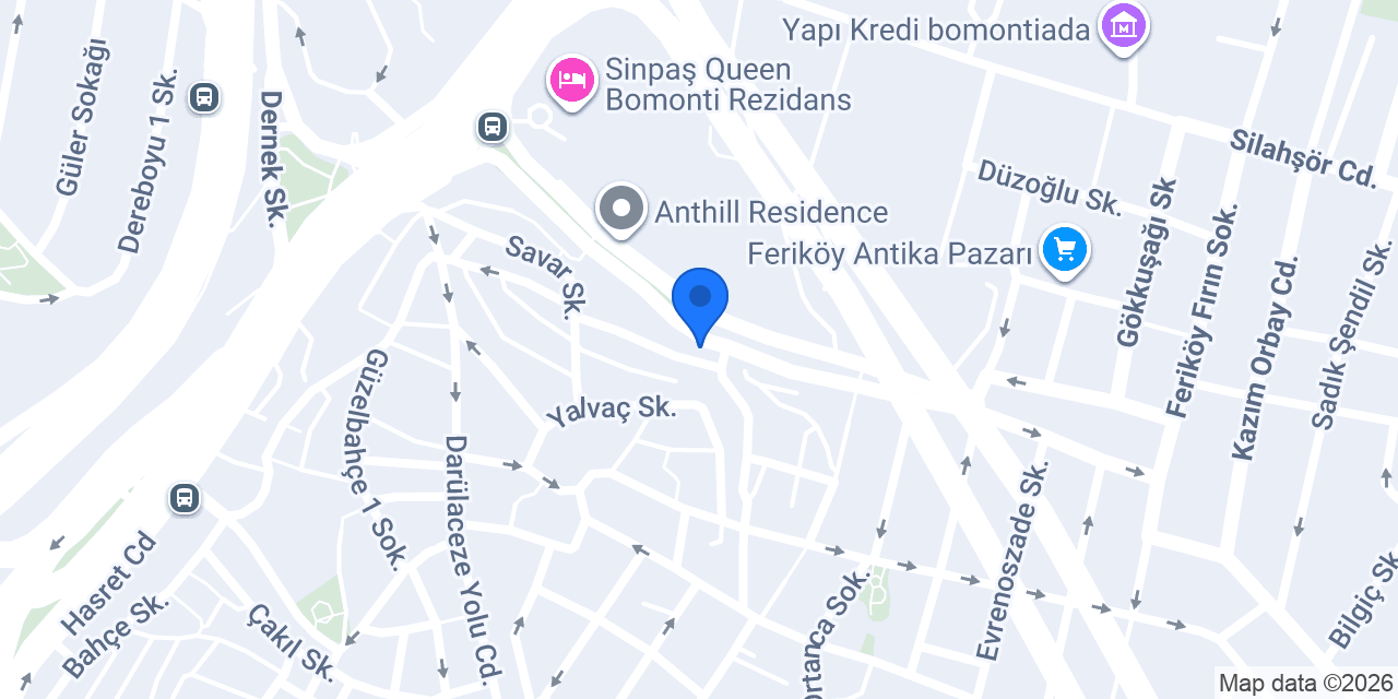 KONAK 2 TEKEL Bomonti konumu