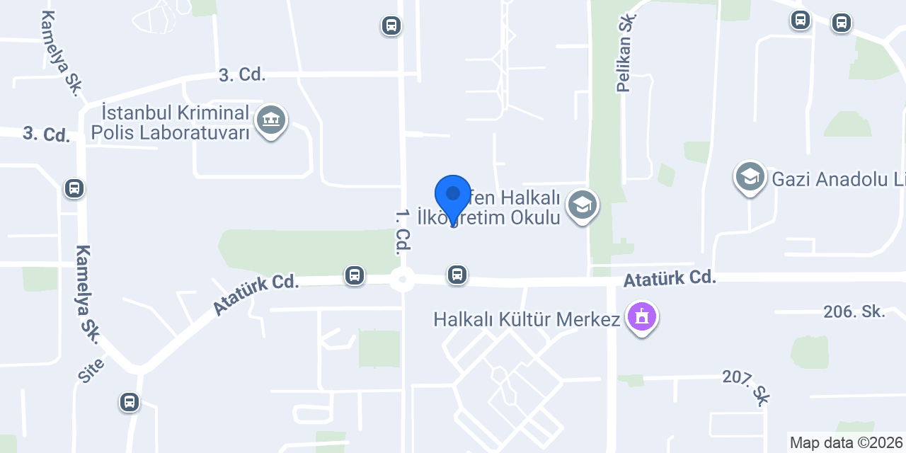 Atakent Cihangir Okulları konumu