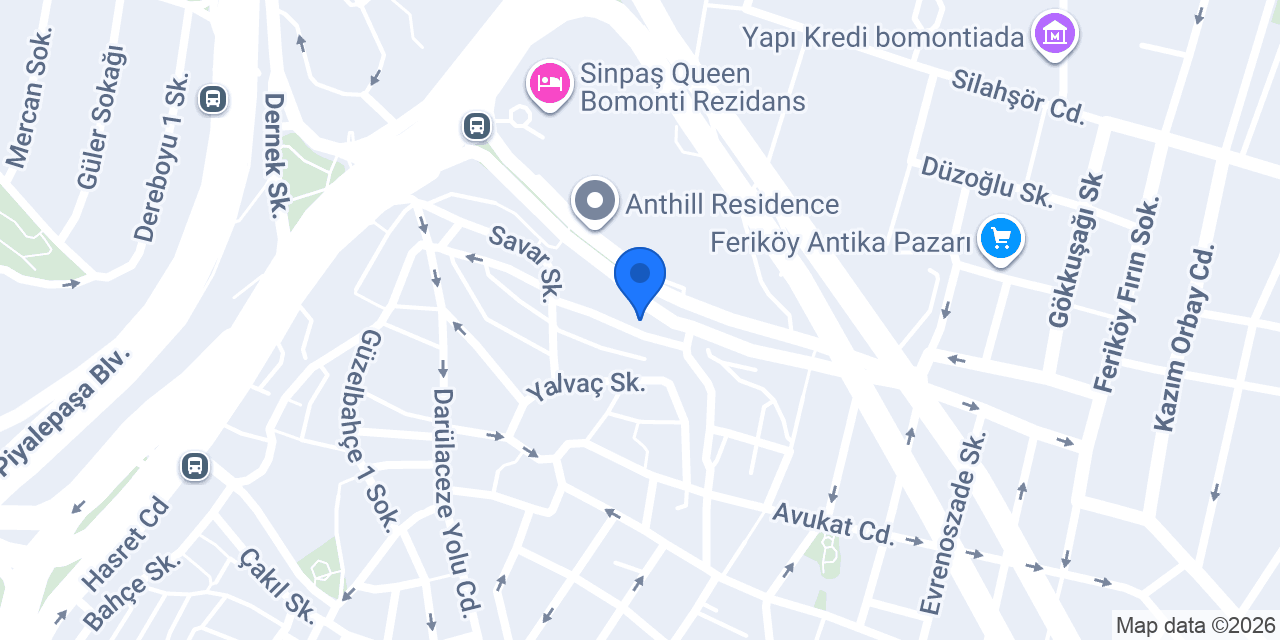 Halkbank Bomonti Şubesi konumu