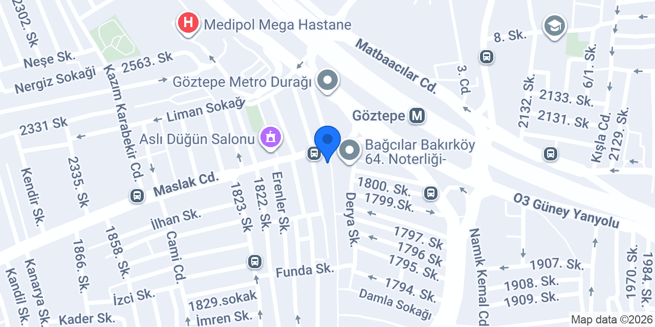 Cadde pasta cafe konumu