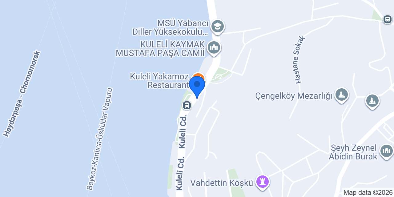 Arelia Çiçek Çengelköy konumu