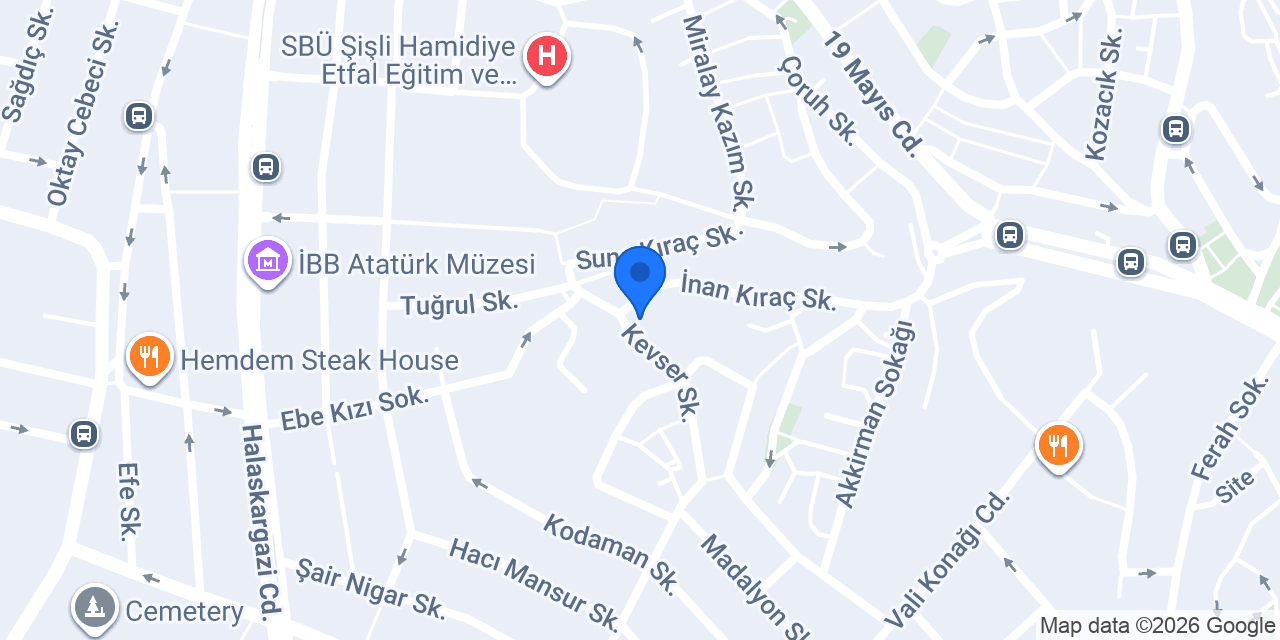 Kare Suite Nisantasi konumu